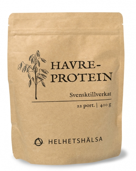 Havreprotein, svenskt i ny snygg påse