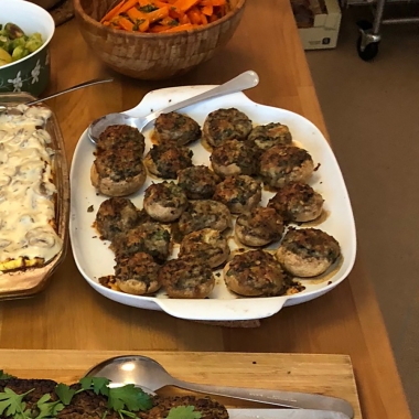 Fyllda Champinjoner/Falska sniglar vegan