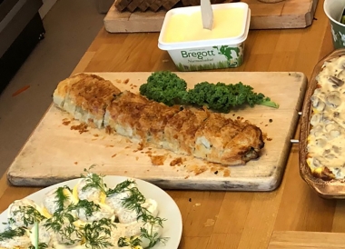 Grönkålsstrudel vegan