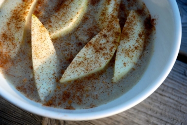 Äpple- och rabarberkräm