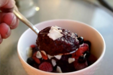 Psylliumpudding med dadlar